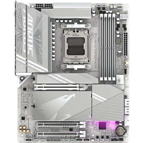 Gigabyte ANAKART AMD AM5 ATX X870 AORUS ELITE WIFI7 ICE
