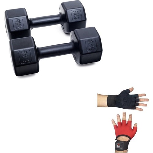 5 kg Dambıl x 2 Adet = 10 kg Body Eldiveni