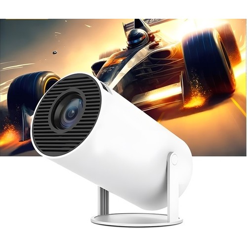 Idragon® HY300PRO Yeni Sürüm, Hızlı İşlemci, 4K Destekli Android 12 Akıllı Projeksiyon Cihazı 200ANSI 130 Inç Ekran Wifi