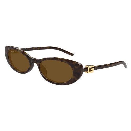 Gucci GG1680S 004 Unisex Güneş Gözlüğü UV 400 Filtreli Havana Kahve Asetat Çerçeve ile Şık Tasarım