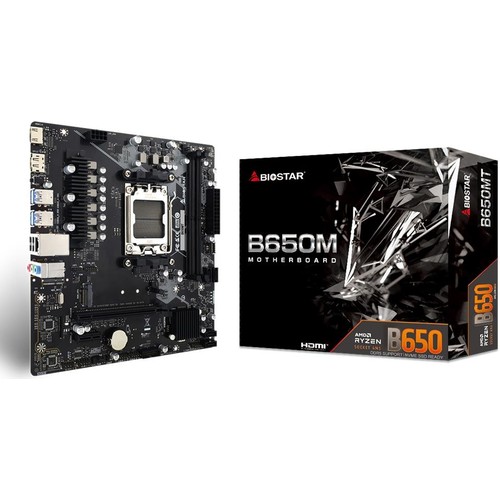 Biostar B650 MT Ddr5 S+V+Gl Am5 Micro Atx Anakart