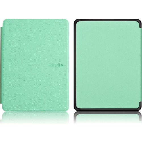 Amazon Kindle 12. Nesil 7" Paperwhite Kılıfı Yeşili Akıllı Manyetik Uyku Modlu