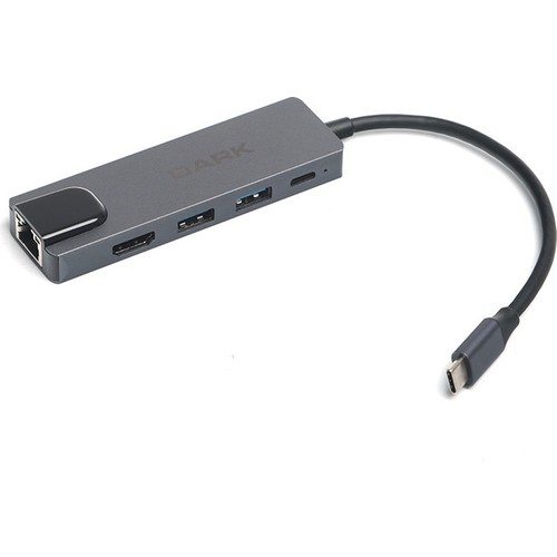 Dark USB 3.1 Type-C to Ethernet/HDMI/USB 3.0
