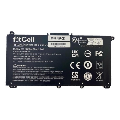 Fitcell Hp 920070-855 920046-541 Notebook Batarya