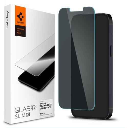 Spigen iPhone 17e 16e 14 13 Pro 13 ile Uyumlu Ekran Koruyucu GLAS.tR Slim HD Privacy Hayalet