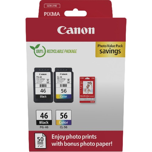 Canon PG-46/CL-56 Orijinal Photo Value Pack