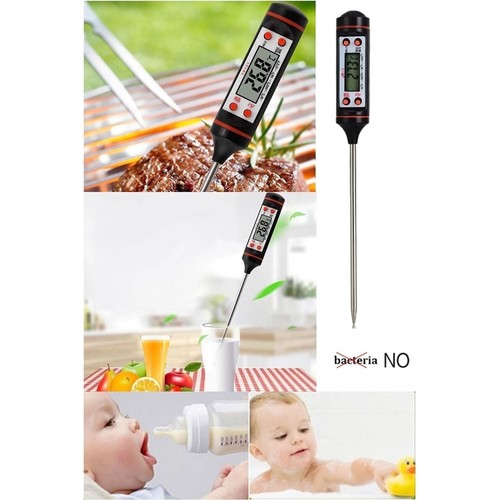 İndirim Kap Dijital Gıda Termometresi 280 W Güç ile Sıvı Gıda, Et, Su, Süt İçin Mutfak Kullanımı