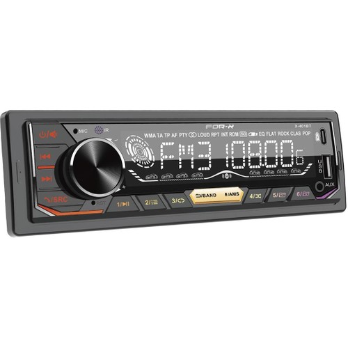 For-X X-401BT Oto Teyp 2025 Model Bluetooth, USB ve Aux Girişi ile Çok Fonksiyonlu Medya Çalar