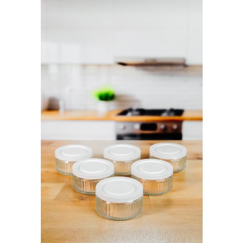 Zuri Design Premium Saklama Kabı Set 140 cc Oval Hava Geçirmez 6 Parça Kapaklı
