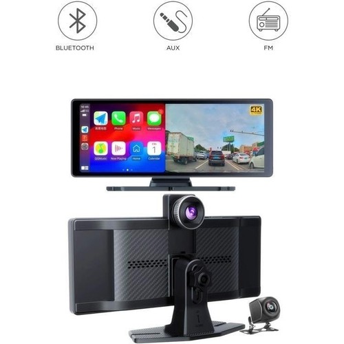Vitirin Dolusu 4K Çift Kameralı Apple Carplay ve Android Auto-Dokunmatik Ekranlı Multimedya