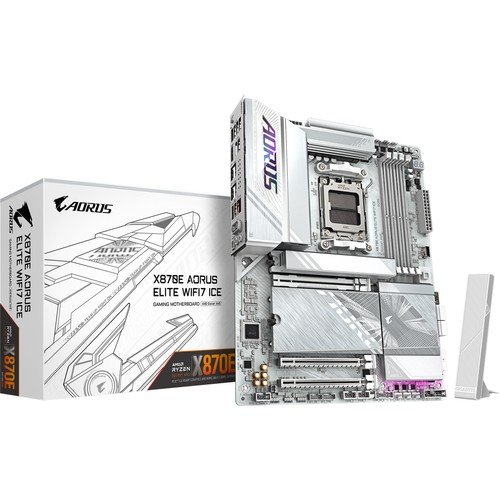 Gigabyte ANAKART AMD AM5 ATX X870E A MASTER X ICE