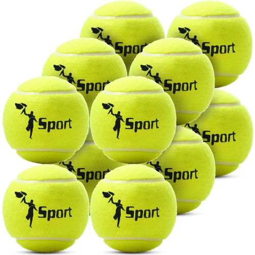 Telvesse 12 Adet Tenis Topu Başlangıç Seviye Eğitim Antrenman Amatör Maç Topu Tennis Ball