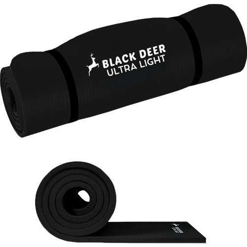 Black Deer Ultra Light Pilates Yoga Kamp Matı Egzersiz Minderi Kaymaz Taban cm 10 mm