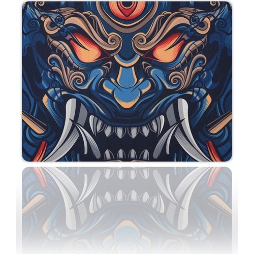 Urzuva Infernal Oni XL Mouse Pad Kaydırmaz Dikişli mm Renkli Baskılı Model
