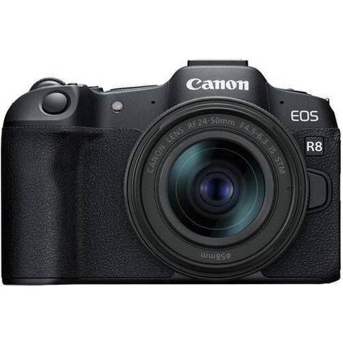 Canon Eos R8 24.2 MP Fotoğraf Makinesi + RF F/4.5-6.3 IS STM Lens 4K Çözünürlük