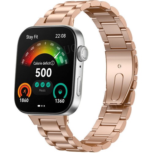 Huawei Watch Fit 3 Fit 4 /Fit 4 Pro İle Uyumlu Paslanmaz Çelik Kordon Ayarlanabilir Metal Kayış