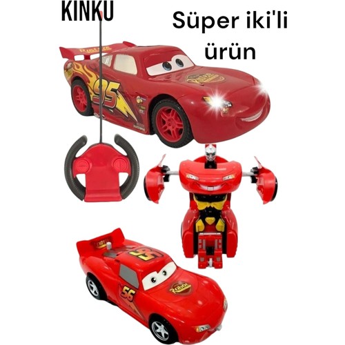 Uzaktan Kumandalı Şimşek Mcqueen Araba Full Fonksiyon