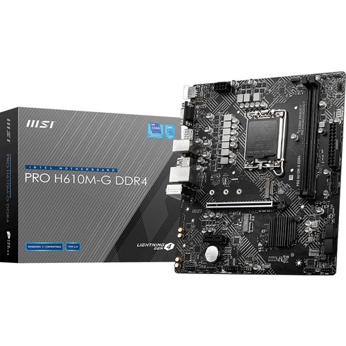 Msi Pro DDR4 (OC) M.2 1700p mATX Anakart