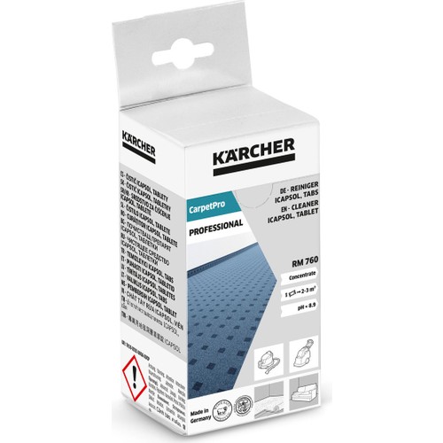 Karcher Rm 760 Halı Temizleyici Deterjan 16 ADET Tablet Hassas Temizleme Özelliği ile 6.295-850.0