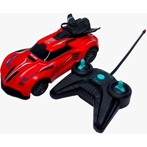 Gokidy Rc Spray Uzaktan Kumandalı Şarjlı Duman Atan Oyuncak Araba 18 cm LED Işıklı