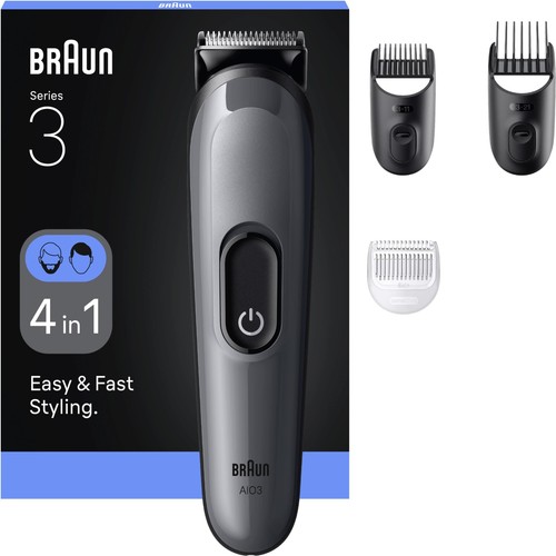 Braun AIO3540 Hepsi Bir Arada Series 3,8'i 1 Arada Tıraş Kiti