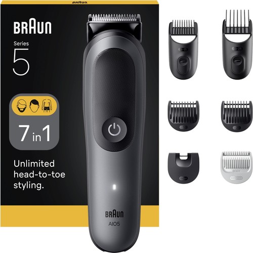 Braun Hepsi Bir Arada Series 5, 7’si 1 arada Tıraş Kiti, Keskin Bıçak, Vücut Tıraşı