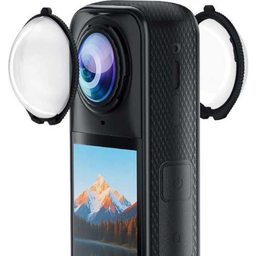 Insta360 Puluz X5 Lens Guards Aksiyon Kameralar için PC Malzemeden Üretilmiş Koruma Aksesuarı