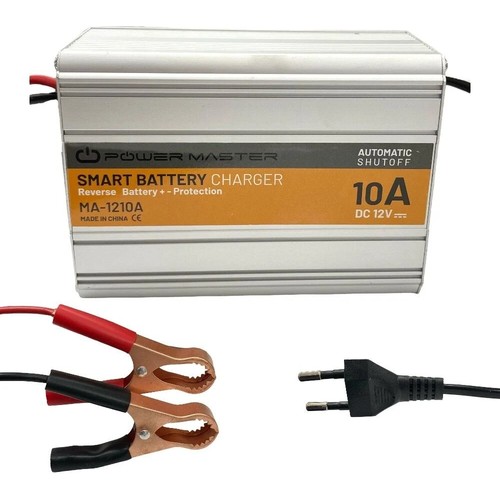 Powermaster PM-1210D 12 Volt 10 Amper Akıllı Akü Şarj Cihazı