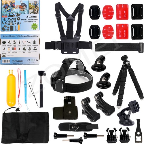 Gopro Hero 9-10-11-12 Başlangıç Aksesuar Seti -Taşıma Çantası İle Birlikte
