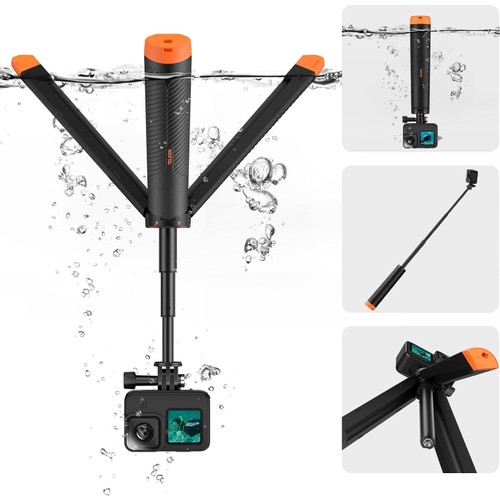 Yüzen Selfie Çubuğu Tripod Gopro Hero 13 12 11 10 9 8 7 Djı Osmo Eylem 5 Pro 4 3 Su Geçirmez Kolu Kavrama