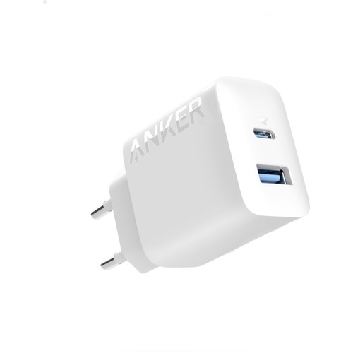 Anker 312, USB-C + USB-A 2 Bağlantı Noktalı 20W Şarj Cihazı