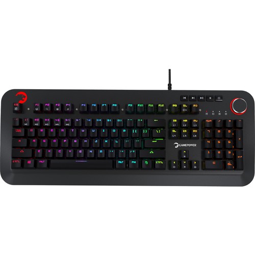 Gamepower Starscream 60M Rgb Switch 60 Milyon Ingilizce Q USB Suya Dayanıklı Optik Mekanik Gaming Klavye