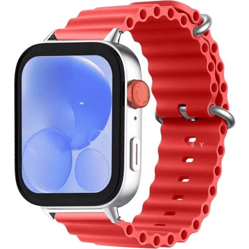 Watch Fit 3 Fit 4 ile Uyumlu Seaflex Ocean Tokalı Soft Silikon Kordon