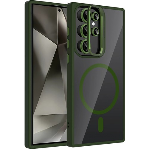 Galaxy S25 Ultra ile Uyumlu Joko Remim Lens Koruyuculu Magclick Standlı Premium Kapak – Darbe Emici, Şık ve Çok Fonksiyo