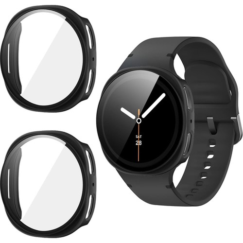 Galaxy Watch 8 40MM ile Uyumlu 2 Adet Sert Kasa ve Ekran Koruyucu Kılıf