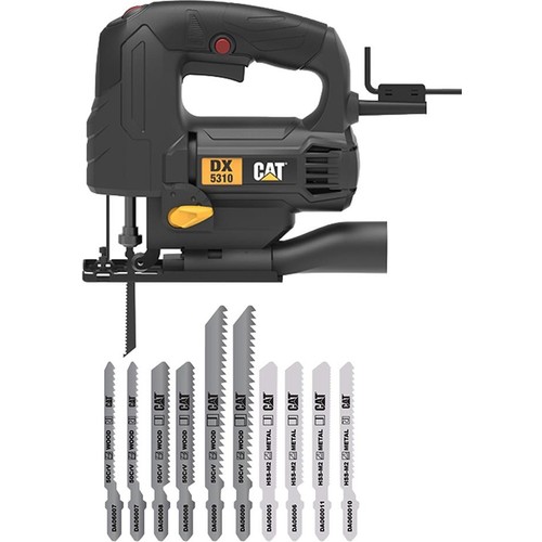 Cat DX5310 Profesyonel Devir Ayarlı Dekupaj Testere + 10 Parça Testere Ucu