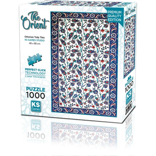 Ks Games Ottoman Tulip Tiles 1000 Parça Puzzle