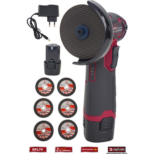 Daflong Pro Bakır Sargılı 76MM Mini Spiral Taşlama Makinası Dfl-70