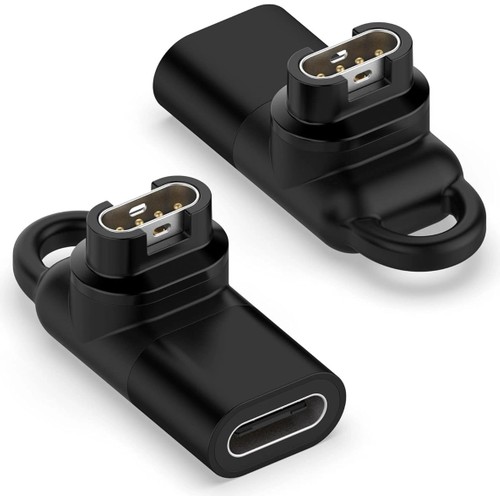 Caseonn Garmin Forerunner 265 Taşınabilir Şarj Dönüştürücü Adaptörü Type-C