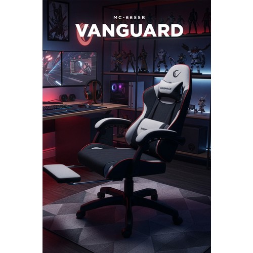 Rampage MC-6655B Vanguard Siyah/Gri Oyuncu Koltuğu Kumaş Kaplama ile Ayarlanabilir Oturak Özellikleri