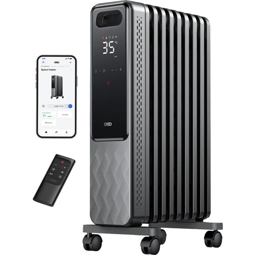 Dreo OH310 Akıllı Yağlı Radyatör Isıtıcı 1500 W Enerji Tasarruflu ve Gürültüsüz Çalışma Özelliği