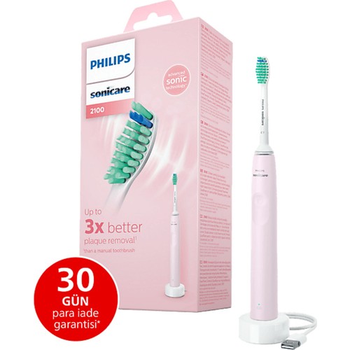 Philips Sonicare Şarjlı Diş Fırçası Orta Sertlikte Fırça Kılı ile Temizlik