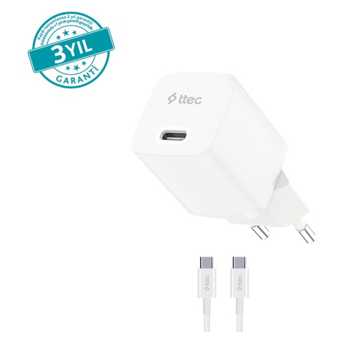 Ttec Smartcharger Pd 20W Usb-C Seyahat Şarj Aleti
