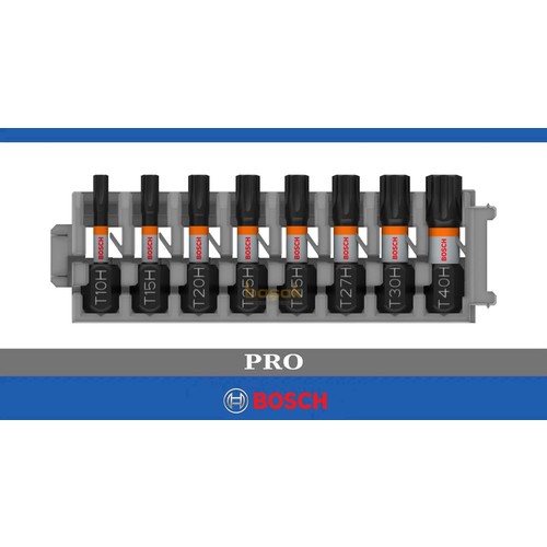 Bosch Pro Impact 25 mm 8'li Yıldız-Torx Bits Uç Seti