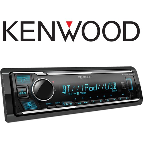 Kenwood KMM-BT408 Kumandasız Bluetooth Oto Teyp 3 Amfi Çıkışlı USB Aux Renkli Profesyonel Medya Çalar