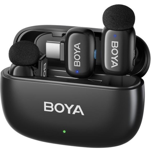 Boya Mini 2 Aı Kablosuz Yaka Mikrofonu Mat Type-C Bağlantı Özellikli SKU02