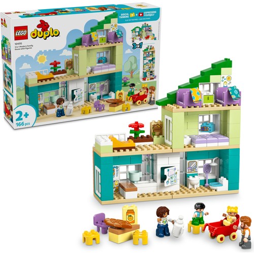 Lego DUPLO® Kasabası 3’ü 1 Arada Figürlü Modern Aile Evi 10470