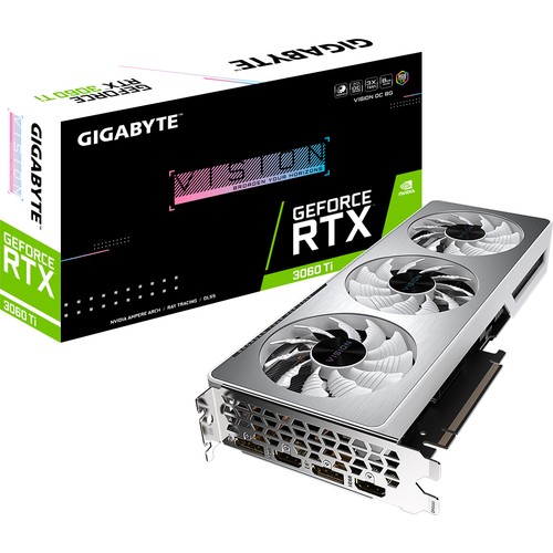 Gıgabyte Rtx 3060 Ti Vısıon Oc Rev 2.0 Lhr 8gb Gddr6 Ekran Kartı
