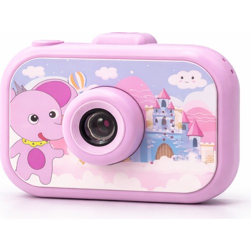 Bubitechh Lf-Y6 Çocuklar Için Dijital Fotoğraf Makinesi Pembe