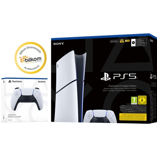 Sony Playstation 5 Slim 825 GB Digital Versiyon + Oyun Konsolu